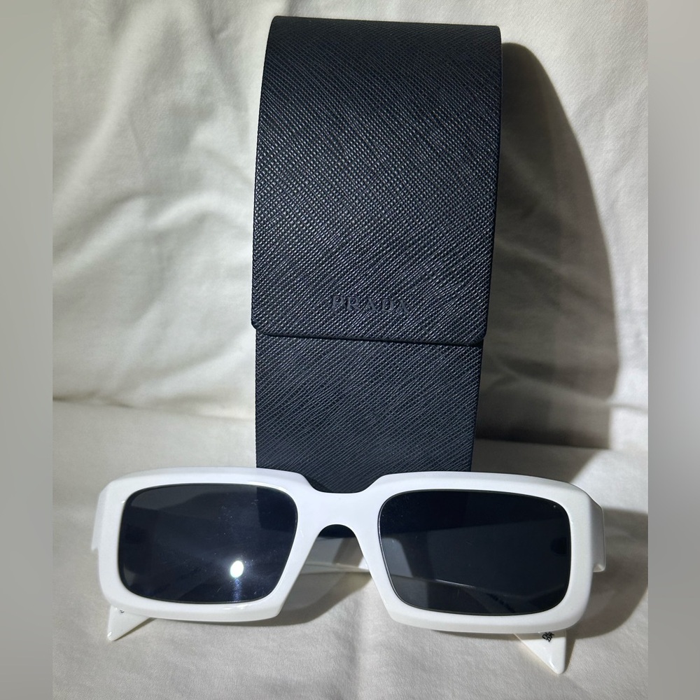 White PRADA Sunglasses